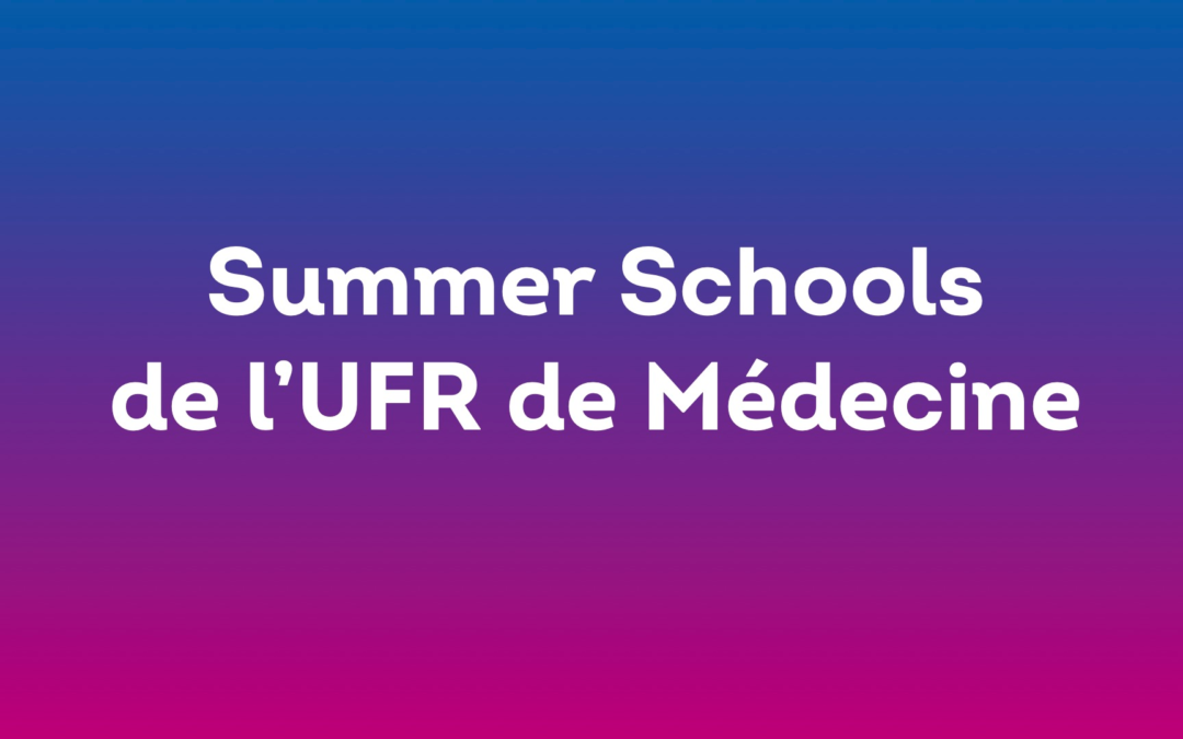 Summers Schools 2026 : une expérience internationale d’excellence à l’UFR de Médecine